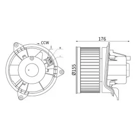 Kalorifer Motoru Focus 98-05 /connect 02-14
