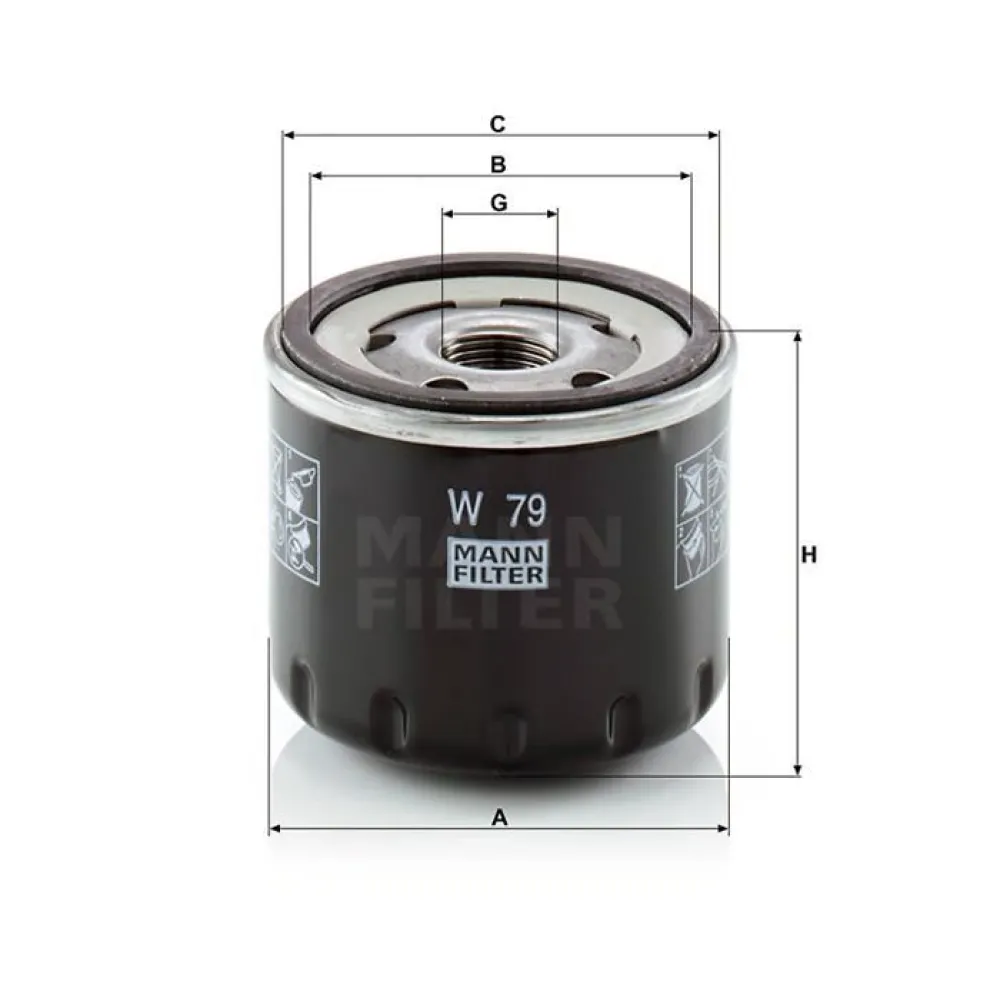 Yağ Filtresi Clio Iii 05> Cliov 19> Fluence 09>Logan 05>Megane Ii 02>08 Megane Iii 09> Master Ii 01> Qashqai 06>12 Juke 10> Micra V 16> 1.0 Sce 1.5 Dci 1.9 Dci