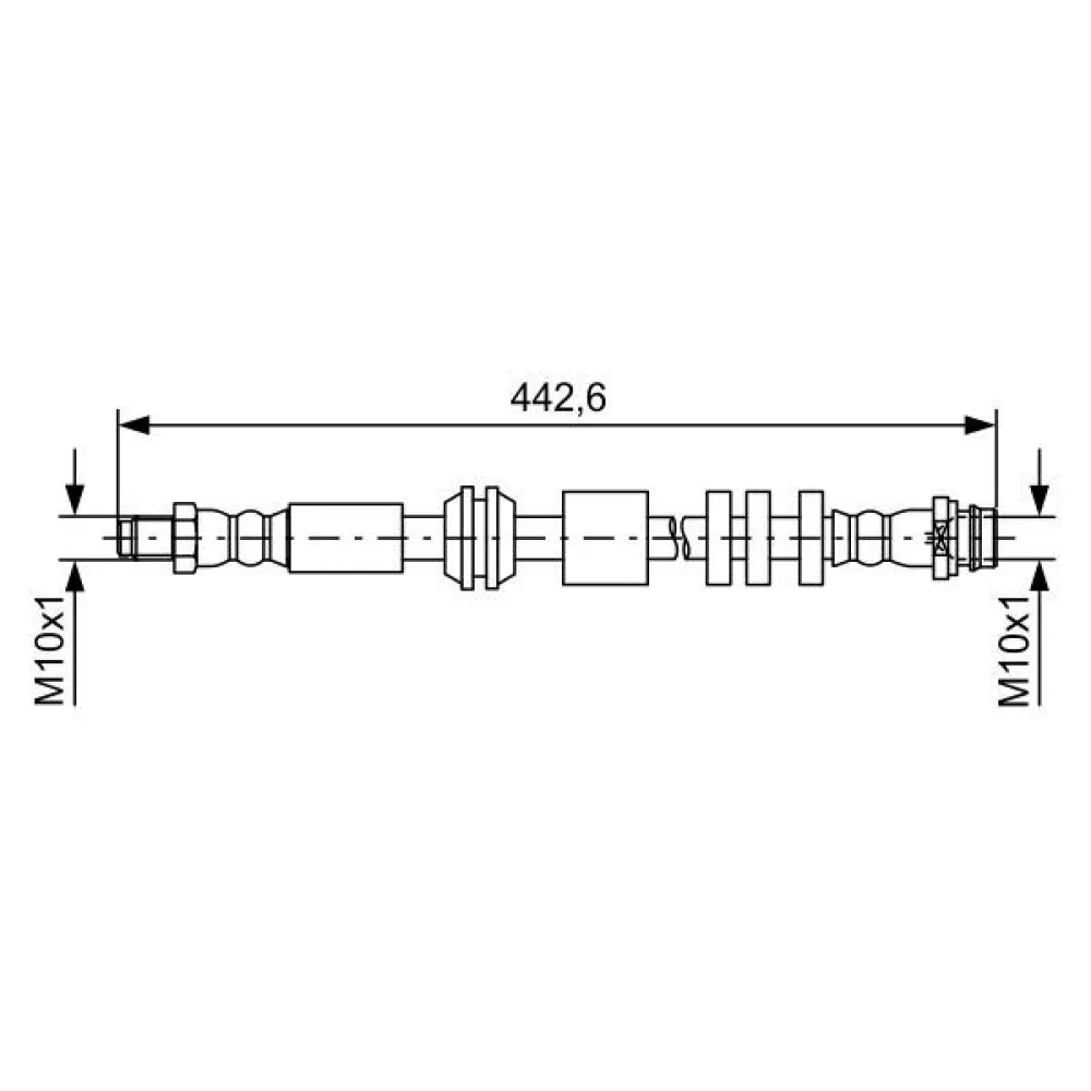 Fren Hortumu On Land Rover Freelander Ii L359 06>14