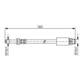 Fren Hortumu Arka Bmw E81 E82 E87 E88 F20 F21 F22 F23 E90 E91 E92 E93 F30 F31 F34 F35 F32 F33 F36 E8 4