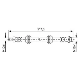 Fren Hortumu Arka Land Rover Freelander Ii L359 06>14