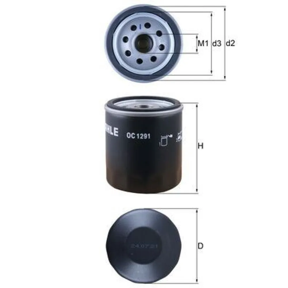 Yağ Filtresi Polo-A1-İbiza-Toledo-Fabia-Rapid 1.4 Tdi 15-