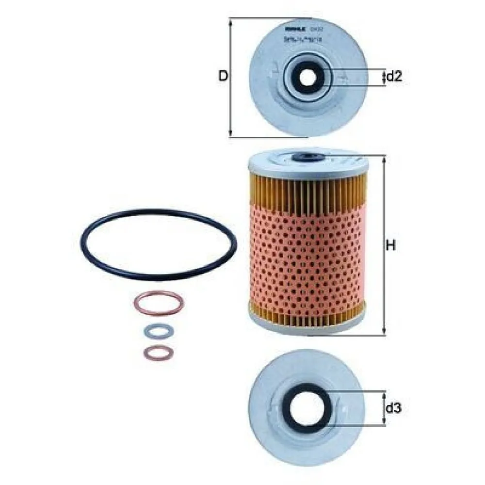 Yağ Filtresi Mercedes S-Klasse (W116) 280 S 156Hp 08/72-07/80