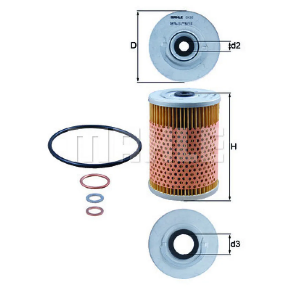 YAĞ FİLTRESİ MERCEDES S-KLASSE (W116) 280 S 156HP 08/72-07/80