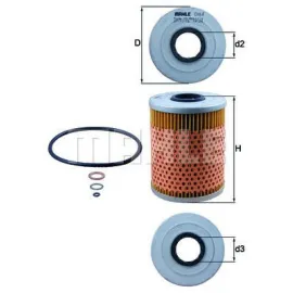 YAĞ FİLTRESİ 320İ-323İ-325İ (90-98) 520İ-525İ (91-97)