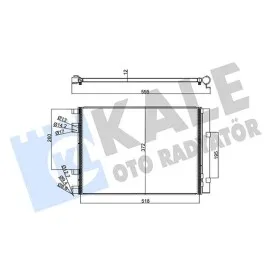 Kondenser Hyundai Accentblue 1.6 Crdi 11-I20-Kia Rio Iii Al/al