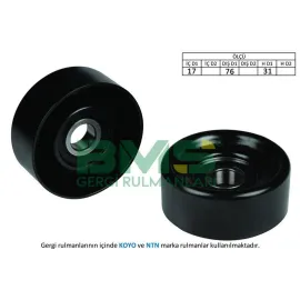 ALTERNATÖR GERGİ RULMANI H1-STAREX-SORENTO 2.5 CRDİ 01 76x33x17 WKM64012