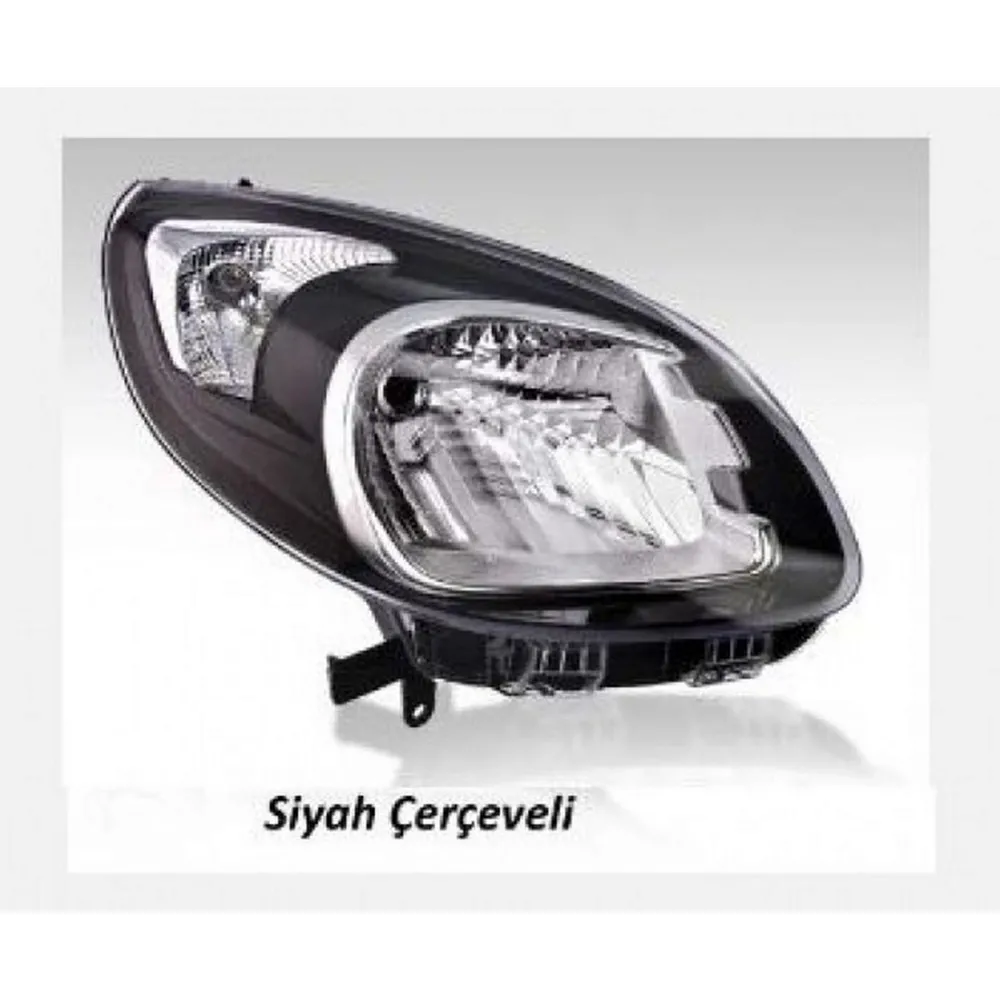KOMPLE FAR SAĞ MOTORLU [ RENAULT KANGOO 13 - SİYAH ÇERÇEVELİ ]