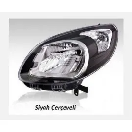 KOMPLE FAR SOL MOTORLU [ RENAULT KANGOO 13 - SİYAH ÇERÇEVELİ ]