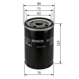 YAĞ FİLTRESİ [ VOLKSWAGEN GOLF IV , BORA , PASSAT 1.0 / 1.1 / 1.3 / 1.6 / 1.8 / 2.0 1973 - , AUDİ A6 , 50 , 60 , 75 , 80 1.1 / 1.3 / 1.5  / 1.6  / 1.7 / 1.8 / 2.0 / 2.2 1968 - ]