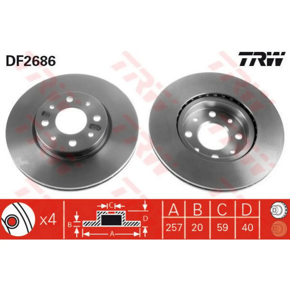 FREN DİSKİ ÖN HAVA KANALLI [ FİAT ALBEA , DOBLO 1.3 MULTİJET ]