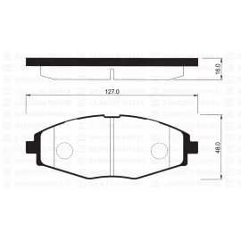 Ön Balata Kalos 1.2-1.4-1.4 16V Sedan 1.4 16V 05 Matiz 0.8-1.0 05 Lanos 1.4 Gdb3195