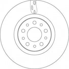 ÖN FREN AYNASI DİSK FIAT EGEA 16 1.0 1.3 MTJ 1.4 1.5 1.6 MTJ 5 BİJON DIŞ:281MM K:24MM