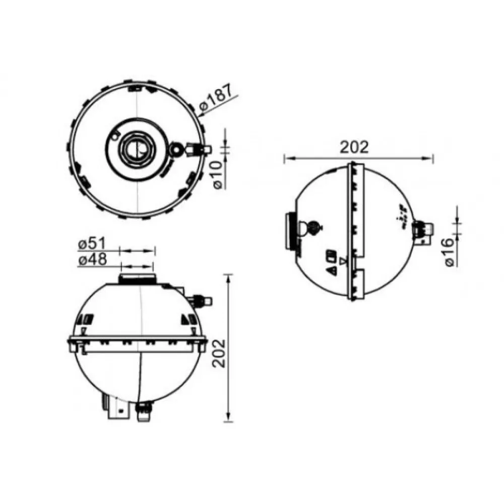 Radyatör Yedek Su Deposu F20-F20 Lci-F21-F21 Lci-F22-F22 Lci-F23-F23 Lci-F30-F30 Lci-F31-F31 Lci Crt 211 000S