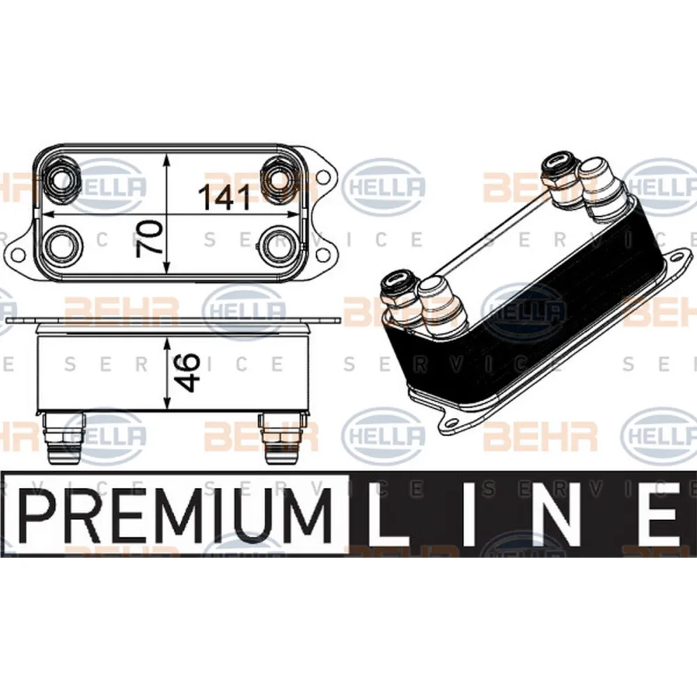 YAĞ SOĞUTUCUSU OTOMATIK SANZUMAN 204-212-207 271 CGI - 651 2008-2016 CLC 227 000P
