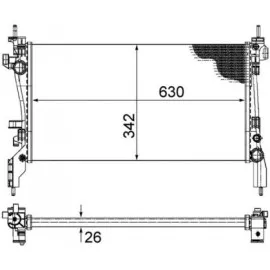 Radyatör Bipper-Nemo-Fiorino 1.3