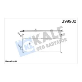 Klima Radyatörü Connect 02 14 1.8 Tdci 75-90-110Ps