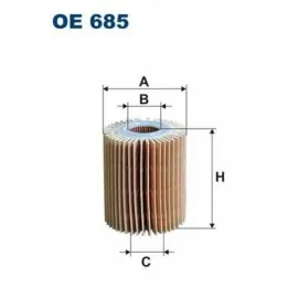 Yağ Filtresi Kağit Tip Toyota Avensis 2.0L 1Adftv Adt250 06-08 2.2L 2Ad-Ftv Adt270 09- 2.0L 1Ad- F Tv Adt270 08- / Rav4 2.2L 2Ad-Ftv Ala30 10- / Corolla Verso 2.2L 2Adftv Aur10 06-08 Oe685
