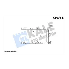 RADYATÖR JAZZ II AL/PL/BRZ 325x648x16