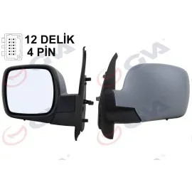Diş Dikiz Aynasi Sol Kangoo 08 Elektrikli Isitmali Astarli Konveks 5 Fiş Vm-6131Ehpl