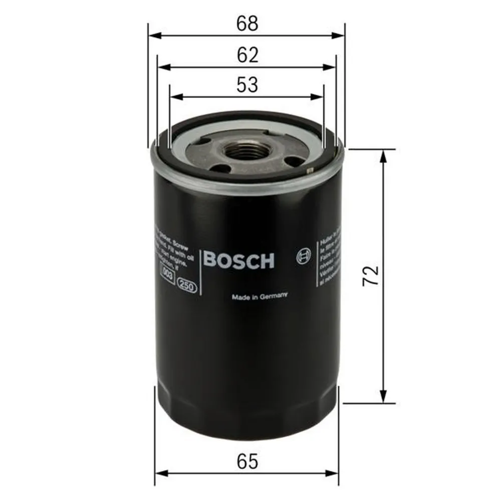 YAĞ FİLTRESİ [ TOYOTA AVENSİS 2.0İ 16V ]