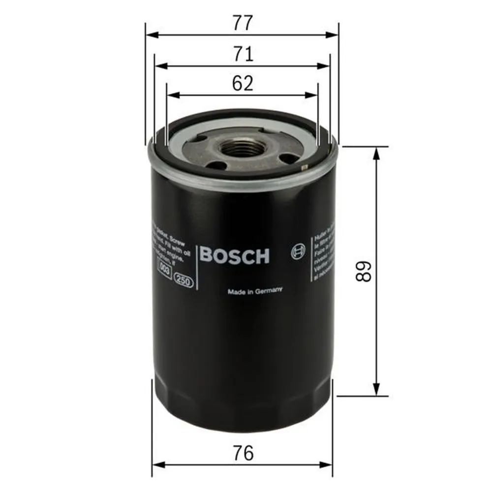 YAĞ FİLTRESİ [ TOYOTA COROLLA , YARİS , AURİS , AVENSİS ]