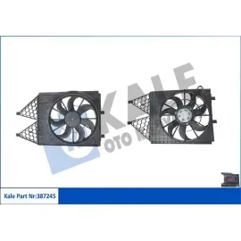 Fan Grubu Seat Cordoba 02 09-Ibiza Iv 08 16-Toledo Iv 12 19-Scoda Fabia I-Ii 99 08-Rapid 12 19-Volks Wagen Polo 09 1.2 1.4-1.9Tdi 1.4-1.6 16V 250-80W 394Mm 12V Davlumbazli Fan Motoru