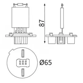 Kalorifer Rezistansi Mercedes W169 W245