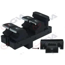 Cam Açma Anahtari Golf7-Leon Dörtlü-Nikelajli