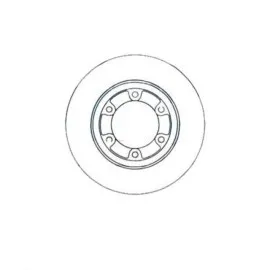 Ön Fren Aynasi Mazda Pick-Up B 2500 87-93 -Pick-Up E 2600 87 272X22X6Dlxhavali