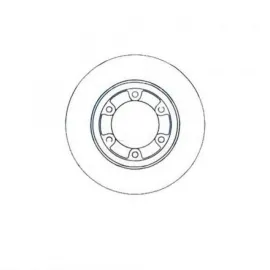 ÖN FREN AYNASI MAZDA PICK-UP B 2500 87-93 -PICK-UP E 2600 87 272x22x6DLxHAVALI