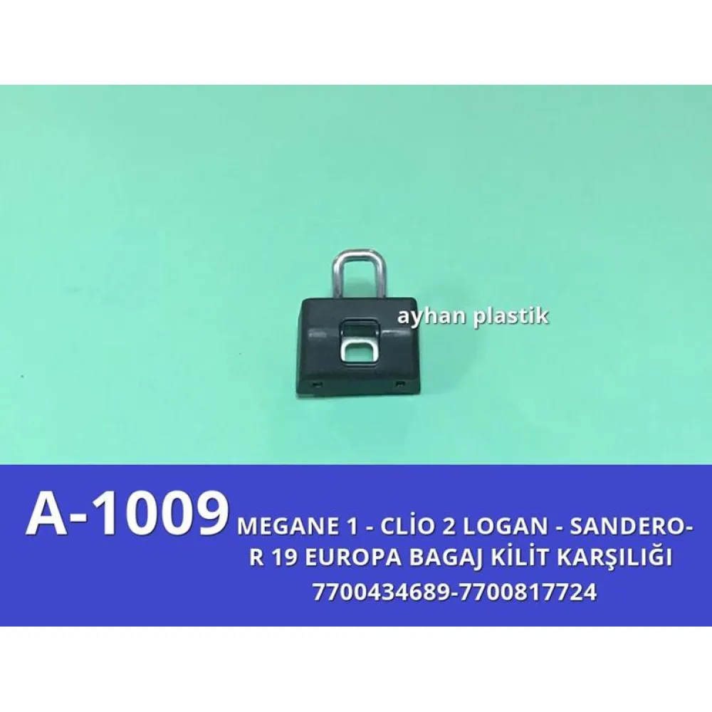 Bagaj Kilit Karşiliği R19 Europa-Megane 1-Clio 2-Logan-Sandero