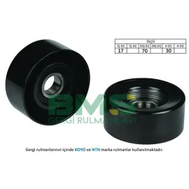 ALTERNATÖR GERGİ RULMANI KOLSUZ HONDA CIVIC 06-12 1.6 / 1.8i 70x30.5