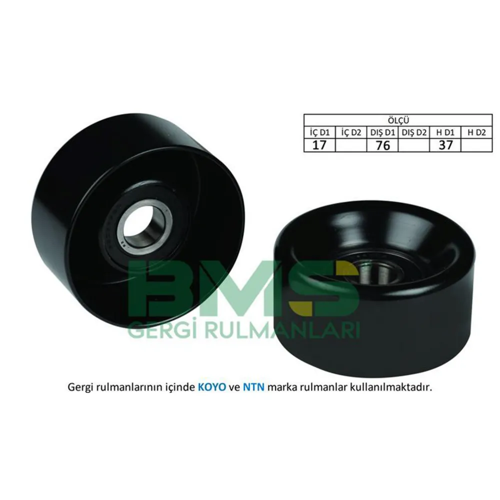 ALTERNATÖR GERGİ RULMANI TRANSİT V184 2.4 DI-2.4 TDI-2.4 TDE 00-06 76x37x17