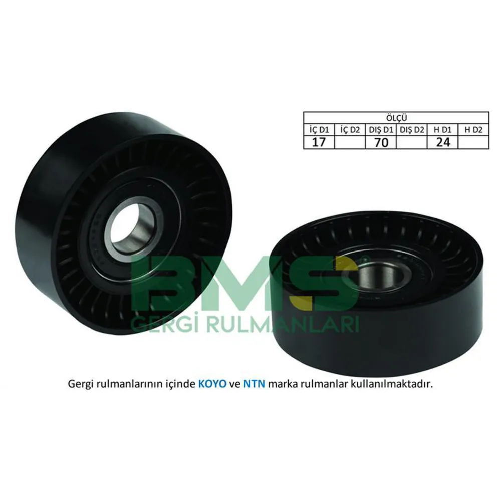 ALTERNATÖR GERGİ RULMANI KÜTÜKSÜZ T5-PASSAT-CADDY-GOLF4/5-JETTA-TOLEDO-LEON-IBIZA 1.6-1.8-2.0