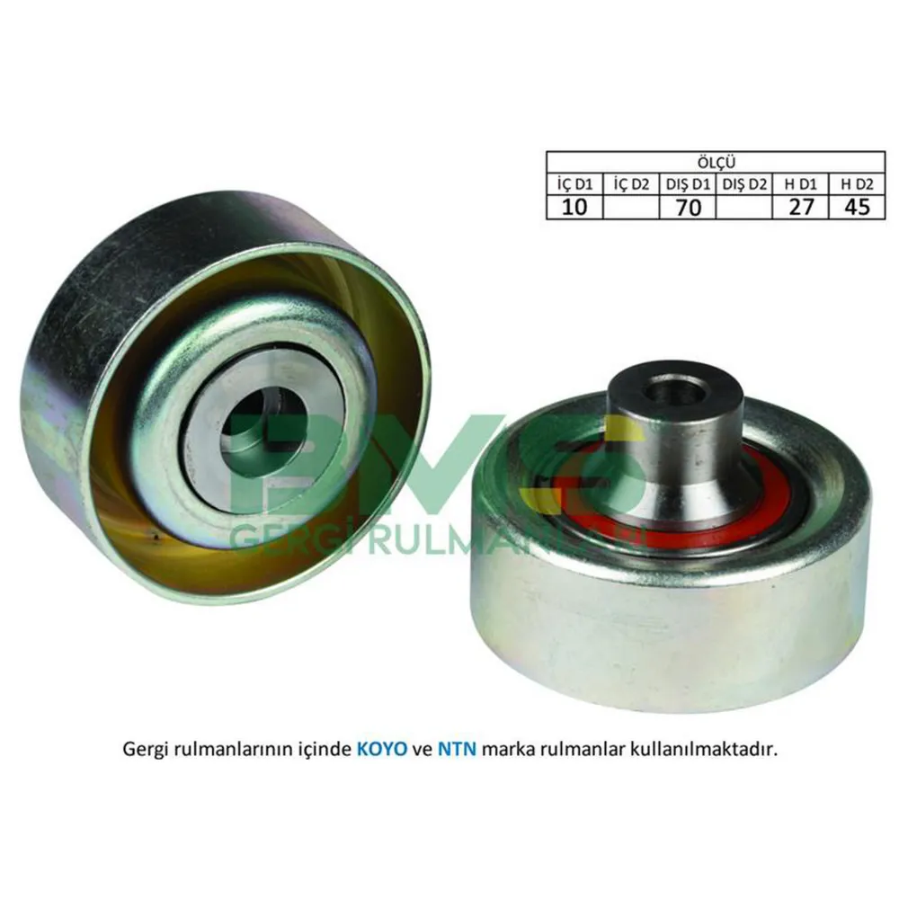 ALTERNATÖR GERGİ RULMANI P206-207-307 1.4HDI-1.6HDI 04- -C2-C3 1.4HDI-1.4 16V-1.6 16V KLİMALI