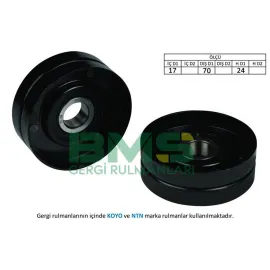 ALTERNATÖR GERGİ RULMANI GOLF V-PLUS 1.1 02 70x24x10