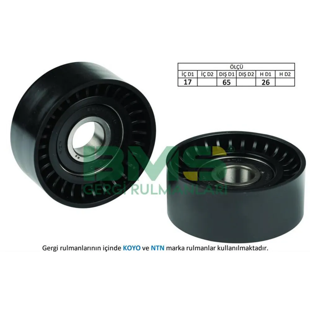 ALTERNATÖR GERGİ RULMANI ALFA 159 1.9 JTDM 05-11 65x25x17