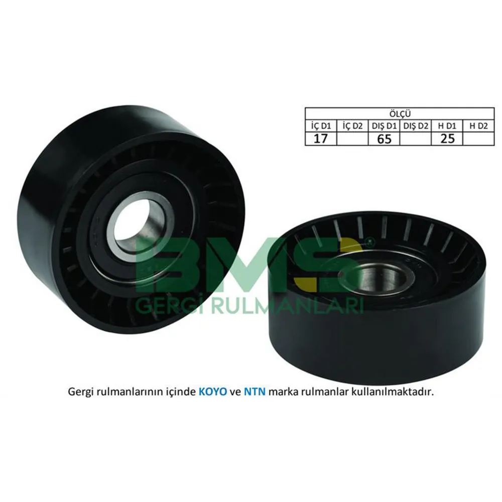 ALTERNATÖR GERGİ RULMANI P206-P207-P307-P406-C2-C3-C4-FIESTA-FOCUS 1.4-1.6 HDI GOLF-PASSAT 1.4 TSI