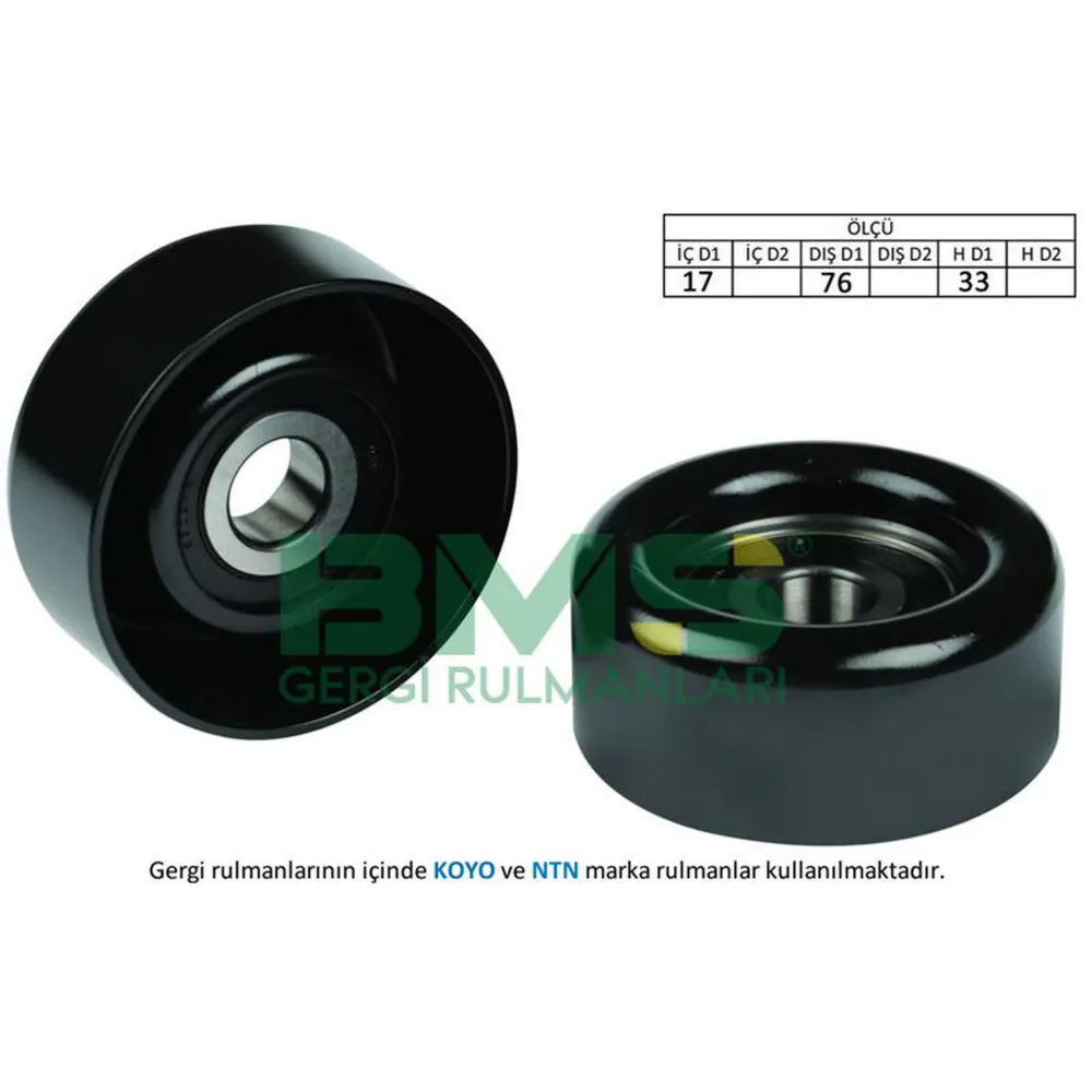 ALTERNATÖR GERGİ RULMANI H1-STAREX-SORENTO 2.5 CRDİ 01 76x33x17 WKM64012