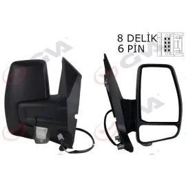 Diş Dikiz Aynasi Sağ Transit Custom V362 12 Elektirikli Isitmali Desenli Sinyalli Konveks Vm-6325Ehr 1766579-682Bl5Ja6