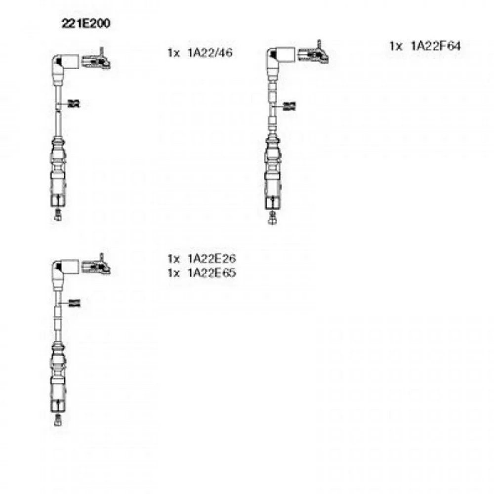 BUJİ KABLOSU PASSAT-A4 1.6 ADP-ALZ-BSE