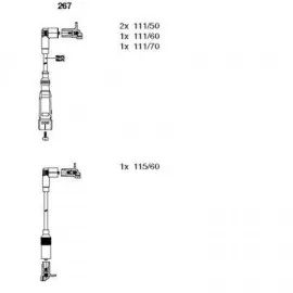 Buji Kablosu 9A17 Polo Aee-Alm 1.6