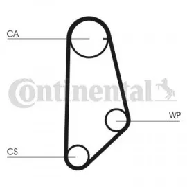 Triger Kayişi 113X190 Vw Santana-Passat 1.9 10V 81-83 -2.0 10V 83-88 -Audi-Lancia Ct635