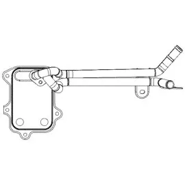 8Mo376797-041 Yağ Soğutucusu Vw Eos 1.4Tsi-1.6Fsi 06 Golf V 1.4Fsi-1.4Tsi 03-08
