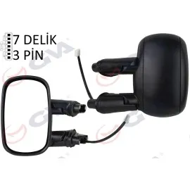 Diş Dikiz Aynasi Sol Doblo 01 Elektrikli Isitmali Astarli Konveks 3 Fiş