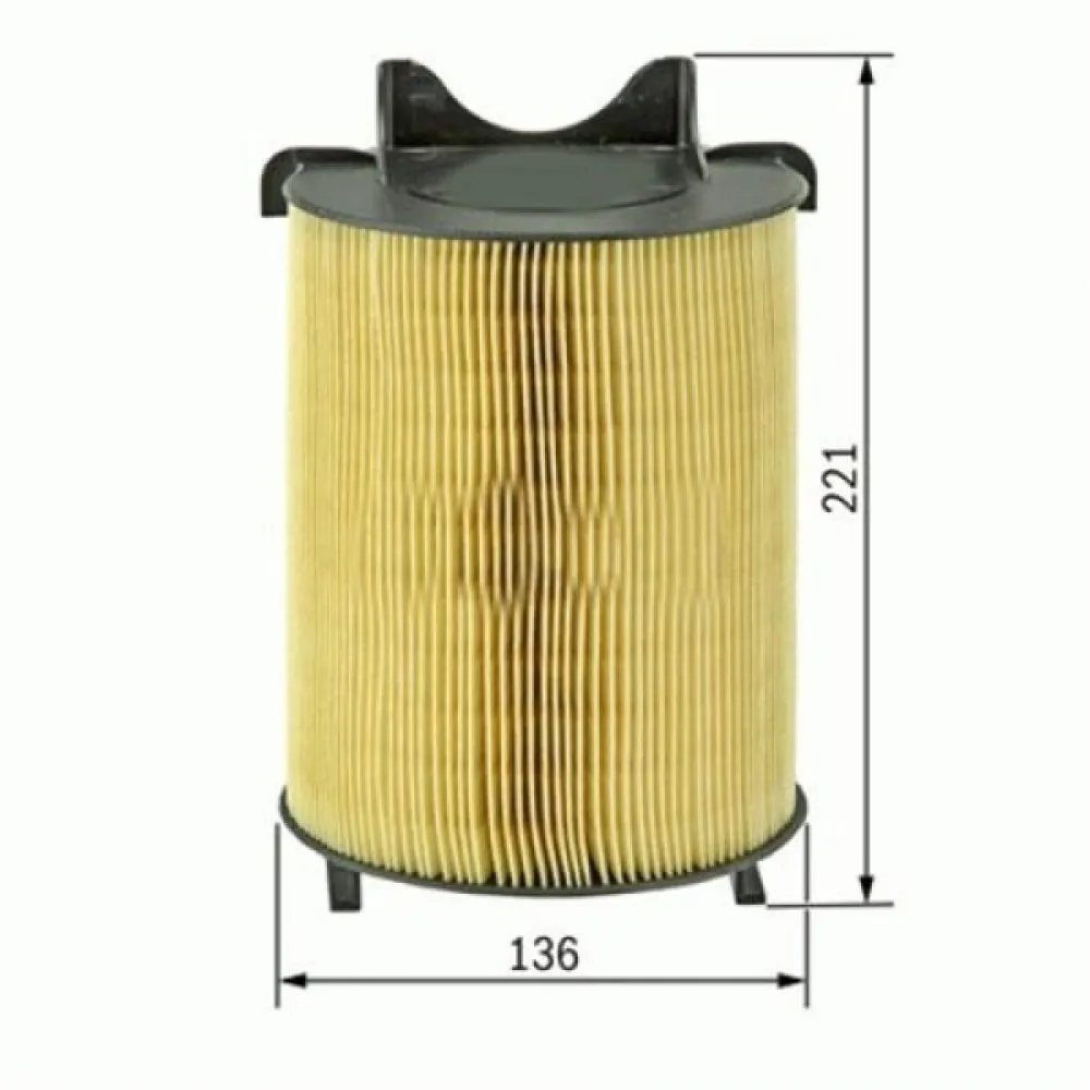 Hava Filtresi (Caddy Iii Sdi - Golf-V 1.6 16V - Jetta Ii) 07--