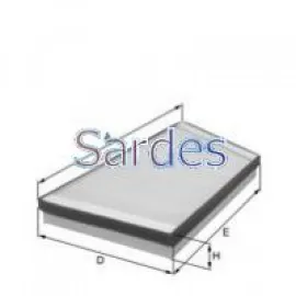 POLEN FİLTRESİ 206 1.4İ 06.1998-02.2009