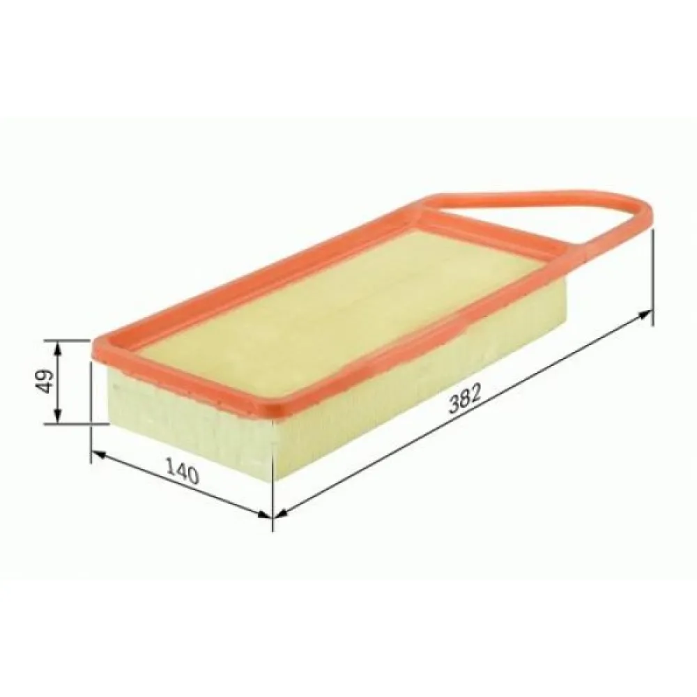 Hava Filtresi (206-307 Hdi - C3 Hdi - Fiesta 1.4) 01--04