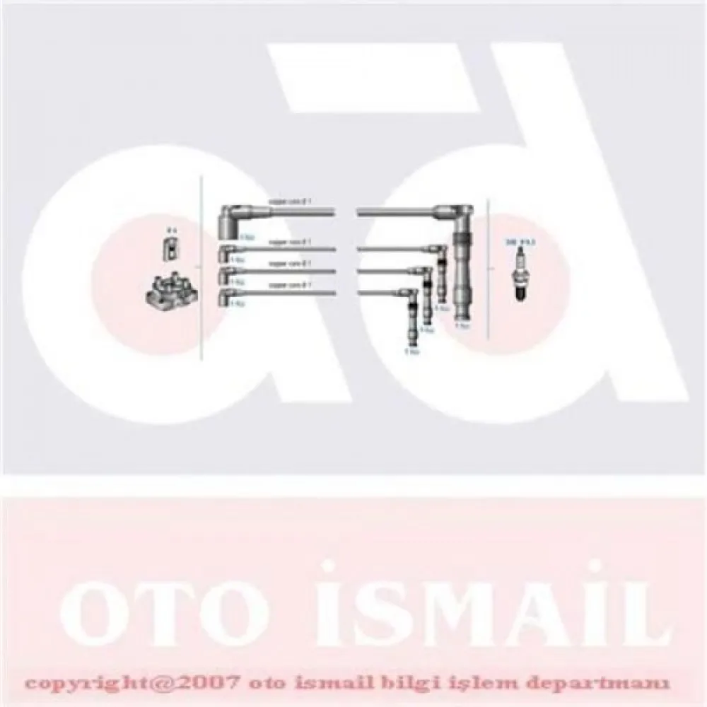 Buji Kablo Tk Vectra B 96-02-Astra F 94-98-Corsa